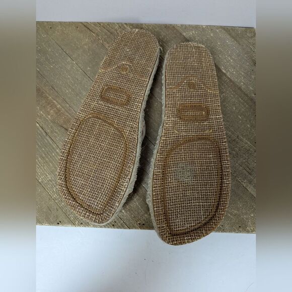 Everlane Leather Espadrille Sandals Size 8 New Flat Jute Sole Beige Minimalist S - Picture 6 of 8